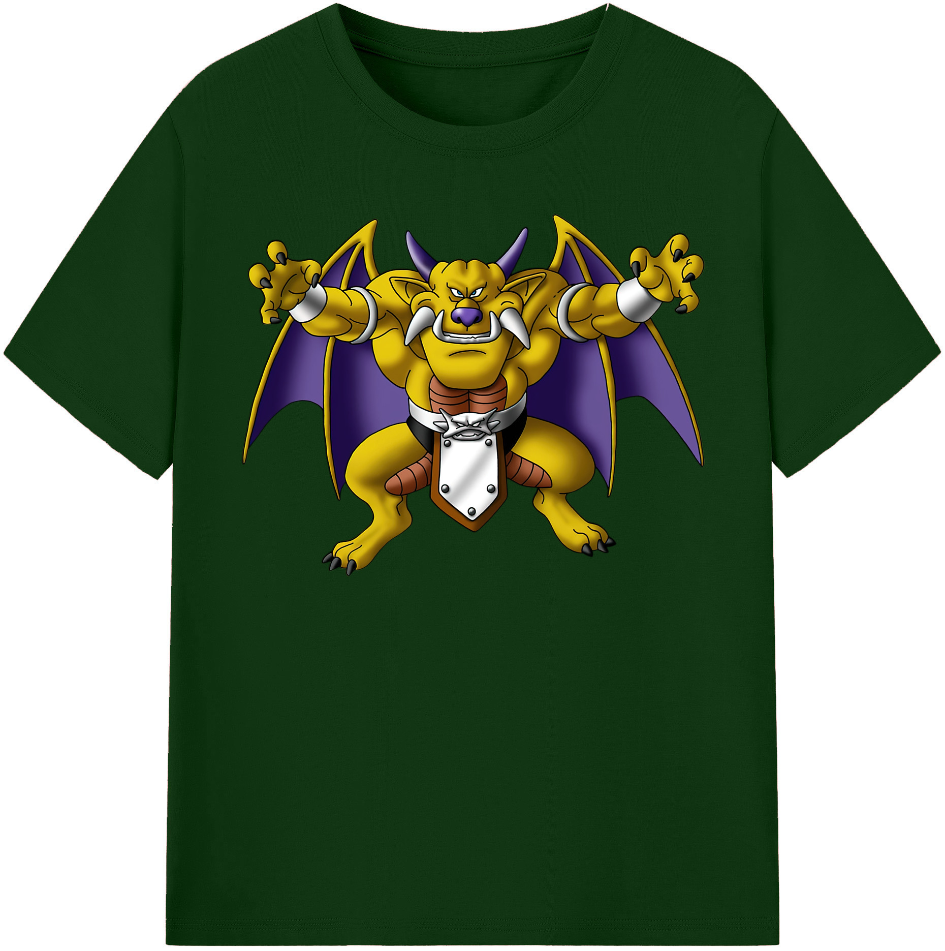 （画像用） ドラゴンクエスト Doragon Kuesuto Dragon Quest 綿100％半袖Tシャツ（フロントプリント）